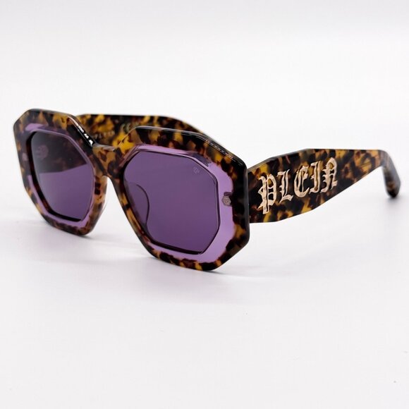 NEW PHILIPP PLEIN SUPREME SPP098M 0778 HAVANA WOMEN SUNGLASSES main image 5